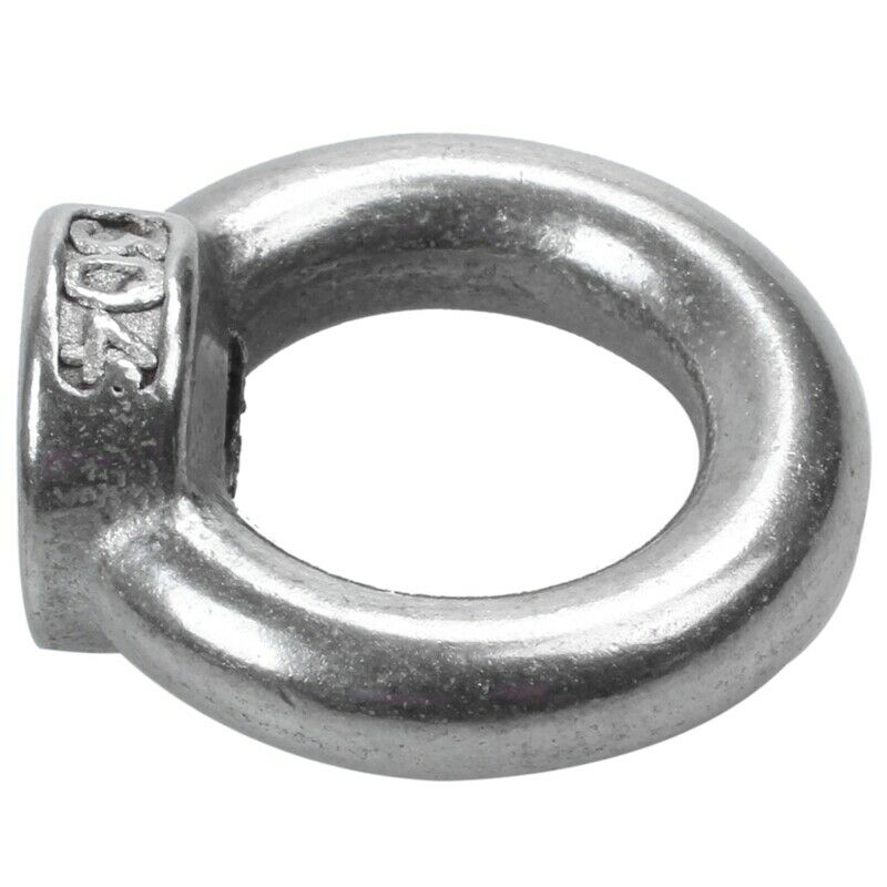 1 x M5 Thread Diameter 304 Stainless Steel Fruit Eye Round Lifting Ring I9F8
