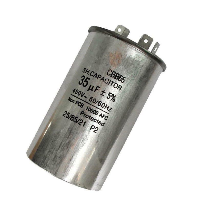 3Pc Air Conditioner Motor Run CBB65 Capacitor 35mfd 450V VAC Volt 35uf Round