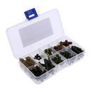 100Pcs Safety Lead Clips Fishing Rigs Connectors Chod Sleeves Buffer Beads