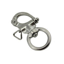 Stainless Steel 316 Ring Rotating Spring Shackle Quick Release Shackle New PMQ