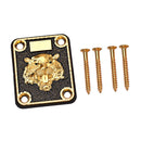 Practical Golden Zinc Alloy Tiger Pattern Neck Plate Gasket Set for Electric