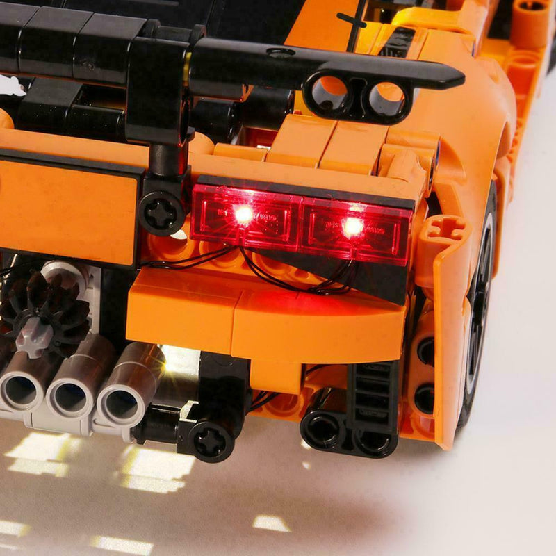 For Lego Technic Led Light For Chevrolet Corvette ZR1 42093 Building Kit J9R7