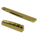 Brass 6 String Acoustic Guitar Bridge Nut and Saddle B1W3