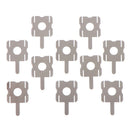10Pcs 4S 18650 Pack Replace Spot Weldable U-Shaped Welding Nickel SS Nw