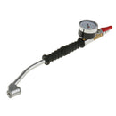 220PSI Air Tyre Pressure Inflator Gauge Valved Compressor Car Van Bike Tire Auto