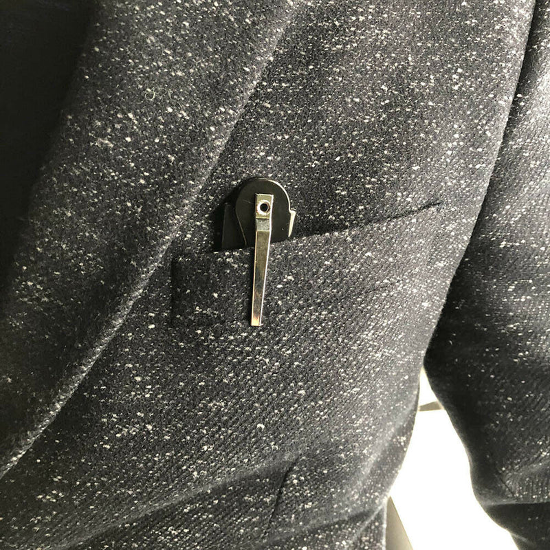 Man Woman Folding Portable Pocket Clip Beard Moustache Convenient Hair Comb