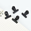 60 Pack 0.87 inch iron Bulldog Clips File Paper Money Binder Clamps for Tag L3T4