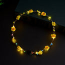 Beach Party Crown Led Flower Headband Light Up Hair Wreath Hairband Garland S1Z1