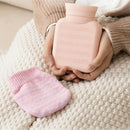 Heating Bottle Environmental Silicone Hot Water Bag with Knit Cover, Christ