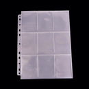 10 Sheets/90 Cards Replaceable Board Game Cards Holder PP Game Cards Page