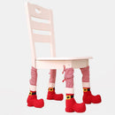 Christmas Cloth Chair Leg Cover Restaurant Bars Chairs Feet Protector Socks