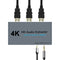 4K HD Splitter Audio Extractor 1 IN 2 OUT HDMI to Optical Spdif Video Extractor