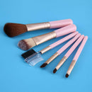 6pcs Cosmetics Brushes Power Blush Eyebrow Powder Eye Shadow Lip Brushes