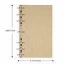 Refillable Craft Paper Perfect Premium PU Leather Classic Embossed Travel J O8S5