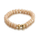 4X Bohemian Multi-layer 8 Infinity Beads Bracelet Set Women Bangle Jewelry OZ
