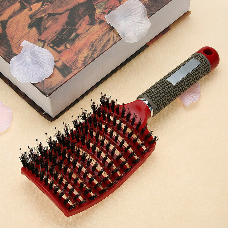 Professional Healthy Paddle Cushion Hair Loss Massage Brush Hairbrush Comb Scalp