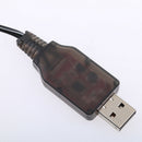 7.2V USB to SM 2Pins Plug NI-MH/NI-Cd Battery Charging Cable For RC Drone Toys