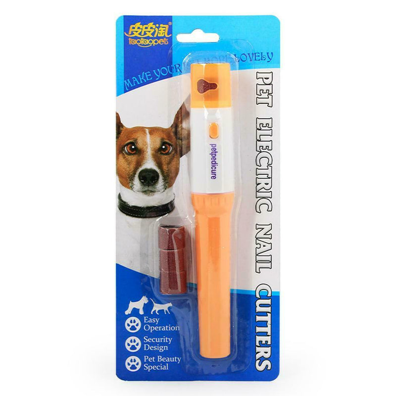 Electric Pet Nail Scissors Grinder Dog Cat Claw Grooming Trimmer Cutters A