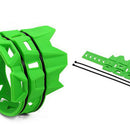 Motorcycle Motorbike Exhaust Muffler Protective Rubber Ring Heat-resistant Green