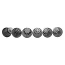 6pcs Russian Icing Piping Tips Fondant Nozzles DIY Cupcake Embossed Tool