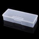 2X Plastic Nail Art Pen Brush Manicure Pedicure Tools Storage Box Container Case