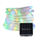100LED 12m Solar Copper Wire Tube String Light Garden Decor (Four Colors)