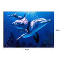 DIY 5D Diamond Painting Dolphin Embroidery Cross Stitch Crafts Home Decor