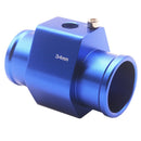 Water Temp Joint Pipe, Car Water Temp Joint Pipe Hose Sensor Gauge Adapter, Blue