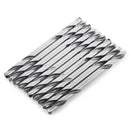 10pcs 1/8" 3.2MM Double Ended Twist Drill Bits Screw Extractor Removal Tool