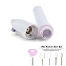 New 5 In 1 Nail Trimming Kit Electric Salon Shaper Manicure Pedicure Kit