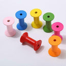 120x Empty Thread Spools Reels for Bobbin Cord Sewing DIY 15x13mm/30x22mm