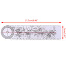 Goniometer Angle Medical Ruler Rule Joint Orthopedics Tool Instruments Plas BX