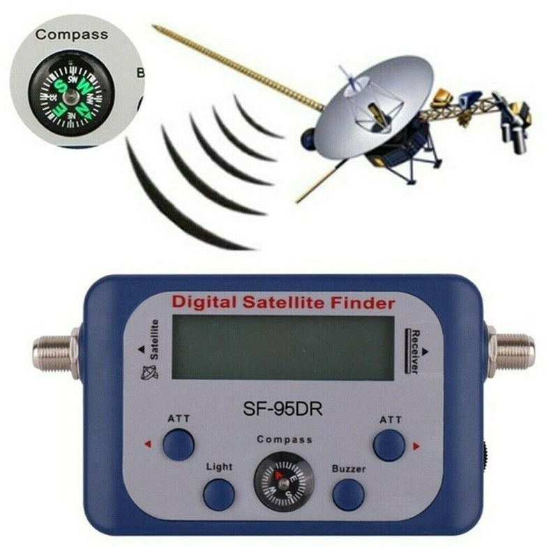 Digital Satellite Signal Meter Finder Dishnetwork Directv Dish with Compass bs