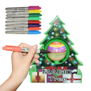 Christmas Tree Painting Electric Ball Battery Charging DIY Drawing Toys for Kids