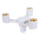 3 In 1 E27 To 3E27 Base Socket Splitter LED Light Lamp Bulb Adapter Holder