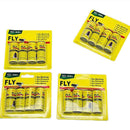16 Rolls Insect Bug Fly Glue Paper Catcher Trap Ribbon Tapa Strip Sticky  Fies P