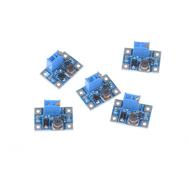 5pcs 2-24V to 2-28V 2A DC-DC SX1308 step-up adjustable power module NTB Gw