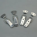 Set of 4 Stainless Steel Spring Loaded Toggle Case Box Chest Trunk Latch Clamp