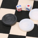 29.5CM Classic Draughts Set Games Educational Folding Wooden Board 64 Fields