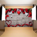Rose Love Heart Photography Background Wedding Backdrop for Valentines Day