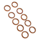 10x Exhaust Muffler Pipe Gasket Motorcycle Exhaust Pipes Wash Pipe Connector