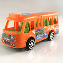 Plastic School Bus Kids Toys American Student Pull Back Kids Gifts T3Cs