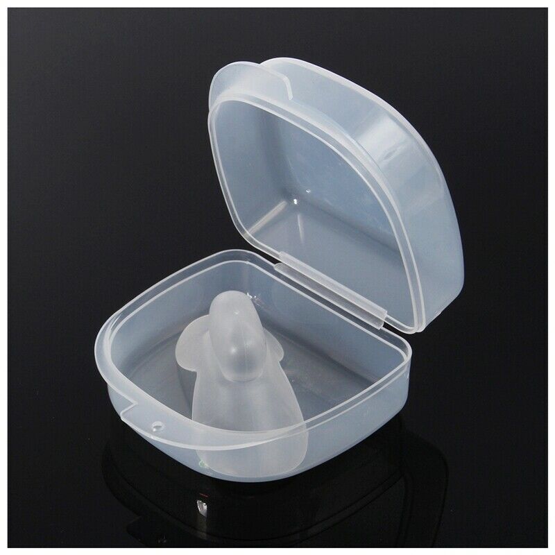 Anti Snoring Tongue Sleeve Stop Snore Retainer Silicone Medical Soft Sleep