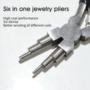 6 In 1 Accessories 6 Barrel Sizes Bail Making High Carbon Steel Looping Plier