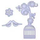 3pcs Small Flowerpot Metal Cutting Dies Stencil DIY Scrapbooking Paper Card A