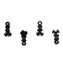 4 Pcs RC Car Metal Remote Control Drift Cars Shell Magnet Stealth Body Cont