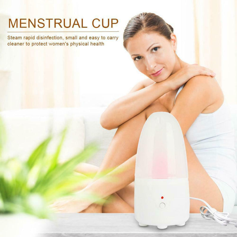 Portable Menstrual Cup Sterilizer UV Light Ultraviolet Hygiene Disinfection