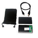 Mini Hard Drive Enclosure, USB 2.0 to 1.8 Inch CE ZIF Aluminium External HDD