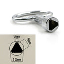 Elevator universal triangular key train door key heating valve water valvekey13C