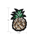 pineapple Sequins Embroidery Iron sew on patch applique DIY clothing 4.6*8cm Z